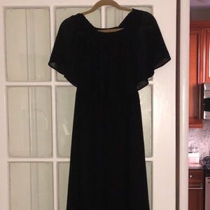 Floor length, never altered.